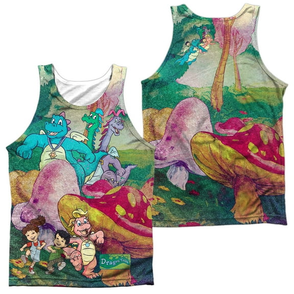 Dragon Tales - Mushroom Meadow (Front/Back Print) - Tank Top - Large