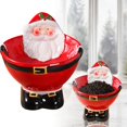 thumbnail image 1 of Ceramic Feeder Santa Cat Bowl with Festive Design for, 1 of 5