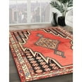 thumbnail image 2 of Ahgly Company Indoor Rectangle Traditional Tangerine Pink Persian Area Rugs, 7' x 9', 2 of 6