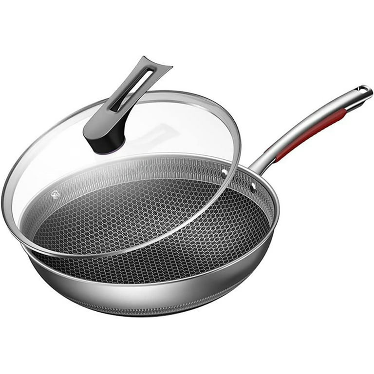 Buyer Star Frying Pan 32cm Nonstick Pan Kitchen Stainless Steel Nonstick  Skillet Kitchen Saucepan With Lid Electric Induction - AliExpress