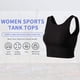 thumbnail image 5 of Top corto deportivo reversible en canalé negro talla L, 5 of 7
