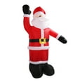 thumbnail image 1 of Inflatable Santa Yard Decoration, Christmas Inflatables Santa Polyester Stable Foldable Storage  for Garden EU Plug 220V,US Plug 100-240V,UK Plug 220V, 1 of 7