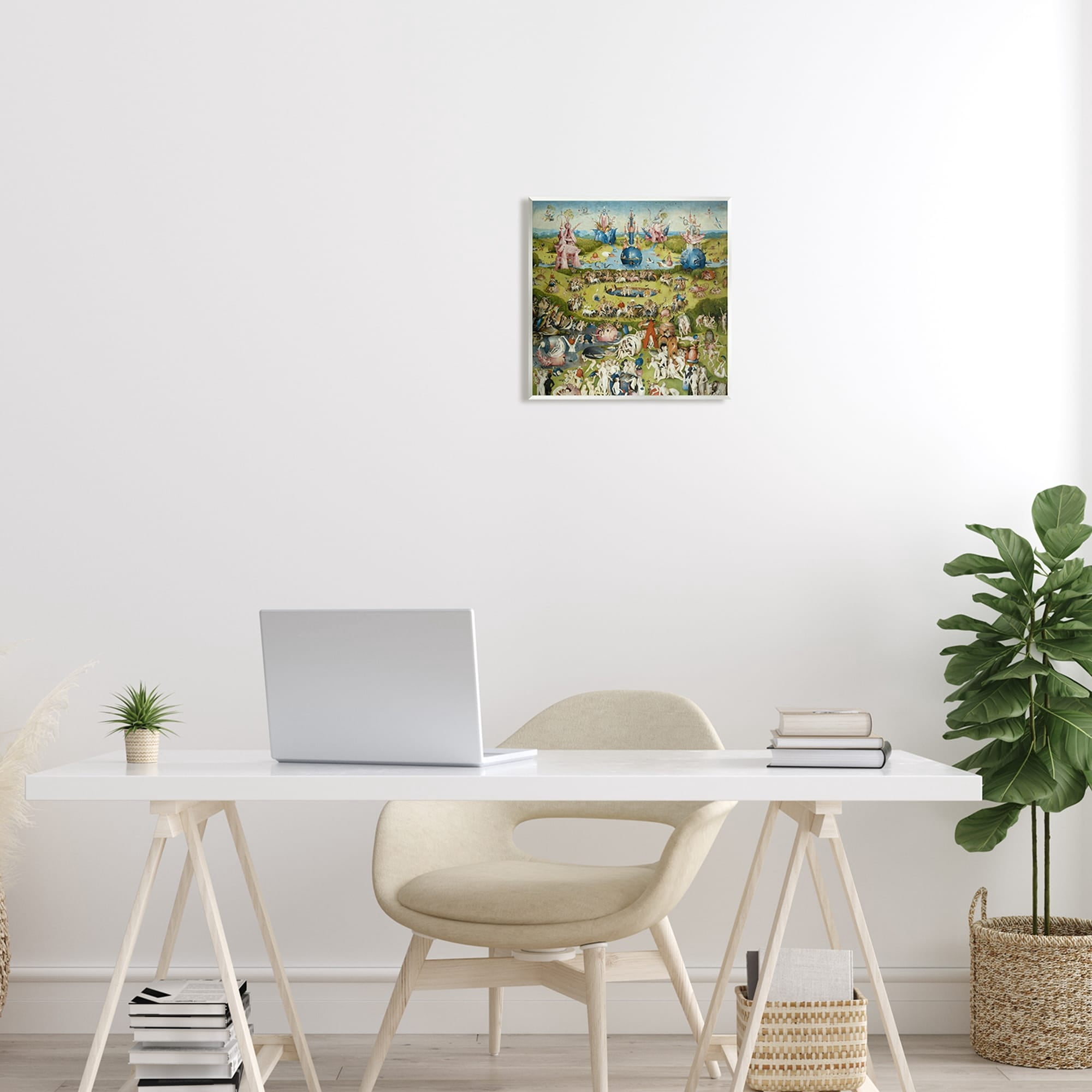 Stupell Industries Garden of Earthly Delights Center Panel Hieronymus Bosch Painting Painting Unframed Art Print Wall Art, Design by one1000paintings