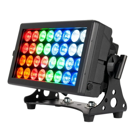 American DJ 32 HEX PANEL IP RGBAW UV LED DMX Outdoor Wash/Blinder/Strobe Light