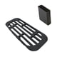 thumbnail image 3 of Rejilla para fregadero de cocina, extensible, antideslizante, multiusos, escurridor de platos Negro, 3 of 9