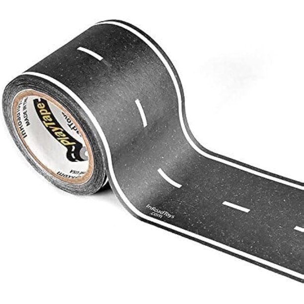 Road Tape PlayTape se adhiere a superficies planas de 5 cm de ancho x 9 m