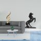 thumbnail image 2 of Escultura De Caballo De Resina Con Nota Musical, Figura Creativa, Adorno De Mesa, Centro De Mesa Para Escritorio, Chimenea, Dormitorio, Inauguración De La Casa, Regalo De Paisaje, 2 of 8