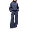 thumbnail image 2 of Pyhlmscde Womens Two Piece Fashion Long Sleeve Sweatsuit Sets, Two Piece Sets for Women, Womens Loungewear Set, Sweatsuits Women 2 Piece Outfit, 2 of 6