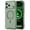 Green, variant on Lunvic Case for iPhone 18 Pro Max, Magnetic Rugged Shockproof Cover with Matte PC Back, TPU Bumper, Capacitive Camera Button, Raised Screen Camera Edges, Black