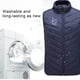thumbnail image 5 of Chaquetas y abrigos casuales sin mangas y sin capucha, de talla grande, para hombre y mujer. Chaqueta térmica de invierno para mujer., 5 of 6