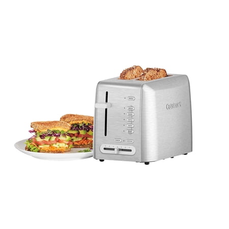 Cuisinart 2 Slice Toaster, Black With Dual control panel