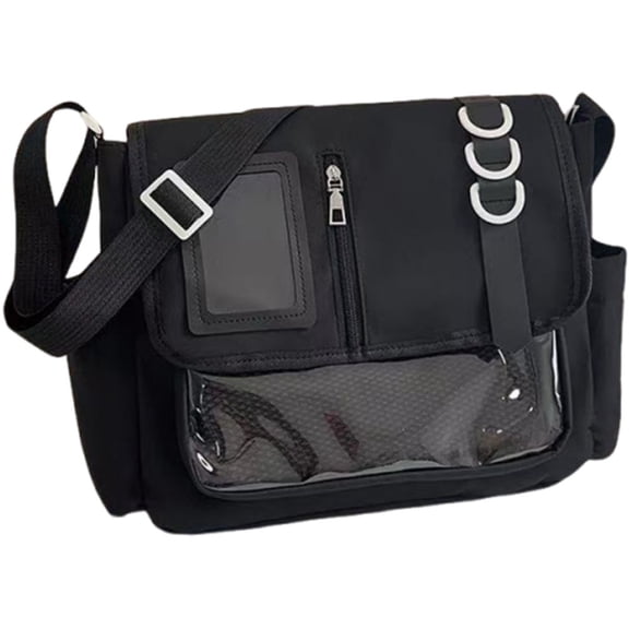 Japanese Harajuku Bags Transparent Itabag Crossbody Bag DIY Badges Display Plate Ita Bag