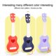 thumbnail image 5 of Instrumento De Simulación De Guitarra Ukelele Para Niños Con 4 Cuerdas Ajustables Mini Guitarra Para Mejorar La Habilidad De Los Niños Jugar Juguete Educativo Temprano Inevent FN007454-01, 5 of 6