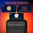 thumbnail image 3 of Lasko MyHeat Max CD09100 Black 1500W 2 Speed, Timer, Thermostat Ceramic Space Heater, 3 of 9
