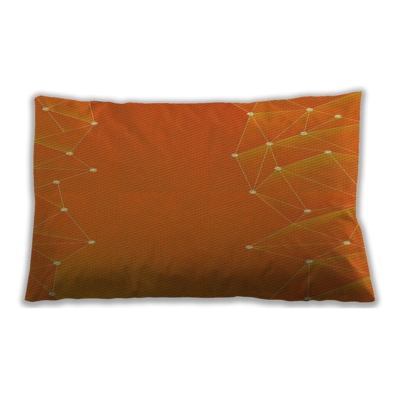 Ahgly Company Indoor Rectangular Contemporary Lumbar Throw Pillow, 13 inch by 19 inch