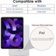 thumbnail image 2 of for iPad Air 4 /iPad Air 5 Case 10.9 inch [4th Generation][5th Generation] [Corner Protection] Multi-Angle Viewing with Pencil Holder, Kickstand Featu, 2 of 4