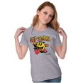 thumbnail image 4 of Retro Old School Arcade Game PACMAN Women's T Shirt Ladies Tee Brisco Brands S, 4 of 5