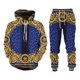 thumbnail image 3 of Conjunto de 2 sudaderas con capucha y cadena de lujo para hombre, con estampado 3D de cuerpo completo, estilo retro, estilo corte, pantalón y traje, primavera y otoño, 3 of 5