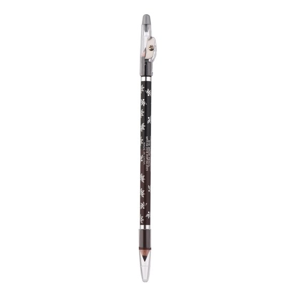 2 In 1 Double-sided Eyebrow Pencil for Drawing Eyebrow Shape Long-lasting Waterproof Sweatproof Eyebrow Color Pencil with Sharpener Makeup Tools