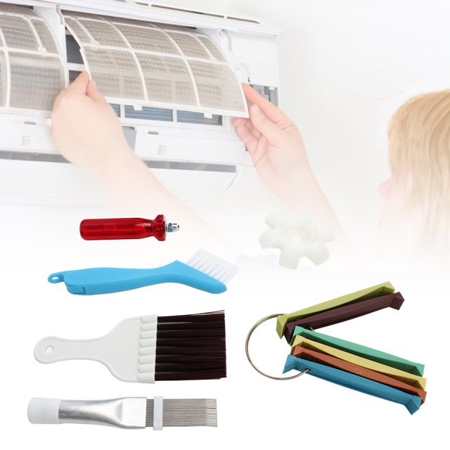 Comb Condenser Fin Straightener, Stainless Steel And Plastic Easy Use Air Conditioner Fin Cleaner Hard For Radiator