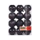 thumbnail image 1 of Feimajia - Adornos para árbol de Navidad (24 unidades), bolas de purpurina, adornos navideños de plástico irrompible, colgantes para árbol de Navidad, fiestas, bodas, 3 cm, 1 of 2