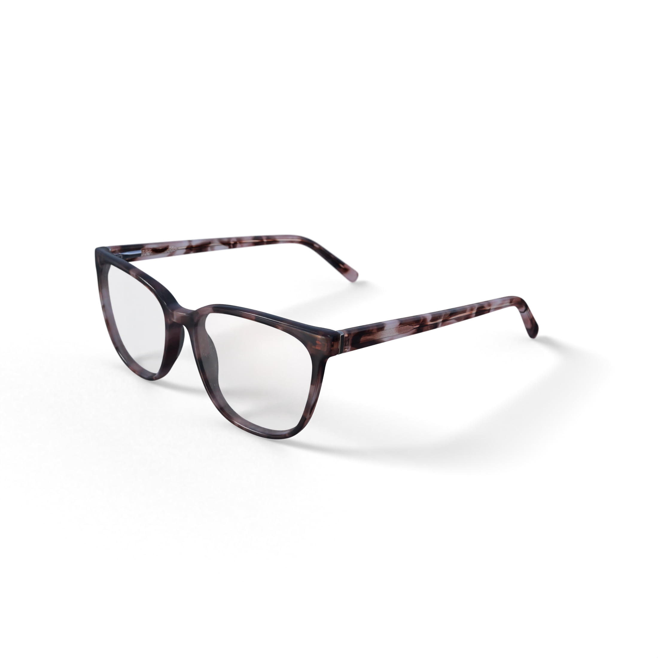 Walmart Women's Trisha Square Prescription Eyeglasses with Case, Brown Tortoise