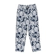 thumbnail image 4 of Naloa Hawaiian Style Print Women’s Ultra-Soft Comfy Pajama Lounge Pants with Pockets & Drawstring, 4 of 8