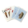 thumbnail image 1 of Minot, North Dakota, Wheat Field and Shack, Contour, Lantern Press, Premium Playing Cards, 52 Card Deck with Jokers, USA Made, 1 of 5