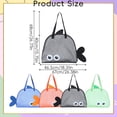thumbnail image 3 of Fish Shape Mesh Beach Bag, 18.31X15.75" Large Capacity Beach Bag, Breathable Mesh Beach Tote, Portable Mesh Pool Bag, Mesh Storage Bag, Sand Organizer Handbag for Beach Swimming Pool Outdoor Travel, 3 of 4