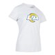 thumbnail image 3 of NFL Playera Aficionado Básica Los Angeles Rams Blanco para Mujer, Talla Grande, 3 of 5