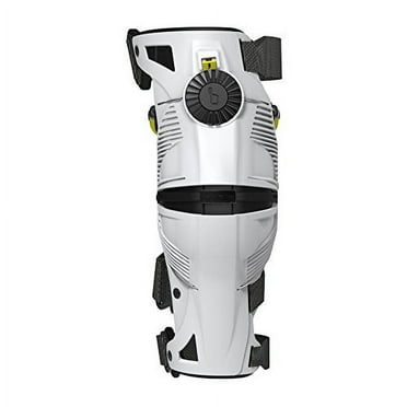 Mobius X8 Knee Braces White/Acid Yellow LG
