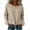 Gray(Womens Tops), variant on GUACER Long Sleeve Drawstring Tops for Women Casual Crew Neck Relaxed Fit Pullover Blouse with Cuffed Sleeves