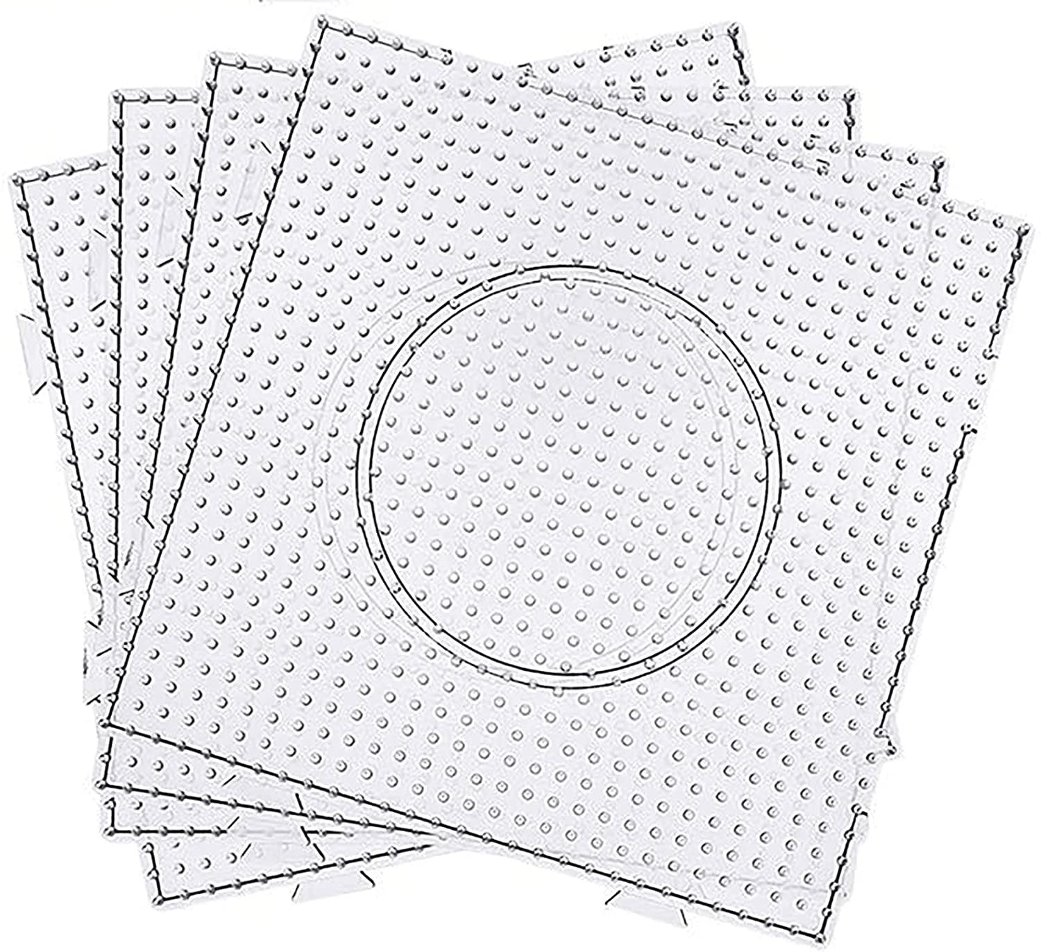 Biggie Beads Clear Pegboards - 2 Ct