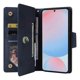 thumbnail image 3 of For Samsung Galaxy A56 5G Case Zipper Wallet Leather Stand Phone Cover Rivet Decor - Green, 3 of 5