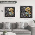 thumbnail image 5 of Retro Sunflower Wooden Wall Clock Silent Non Ticking, Spring Summer Farmhouse Floral Butterfly Square Wall Clocks Battery Operated, Decor Clock for Home Office, Living Room, Kitchen, 12 Inch, 5 of 9