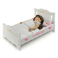 thumbnail image 5 of Doll Bed with Bedding and Free Personalization Kit - White Rose, 5 of 9