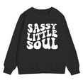 thumbnail image 4 of Sweatshirts Pullovers Toddler Girl Outfits for Girls Fourth Grade Kids Back to School Sweatshirt Comfortable Crewneck Loose Tops Letter Prints, 4 of 4