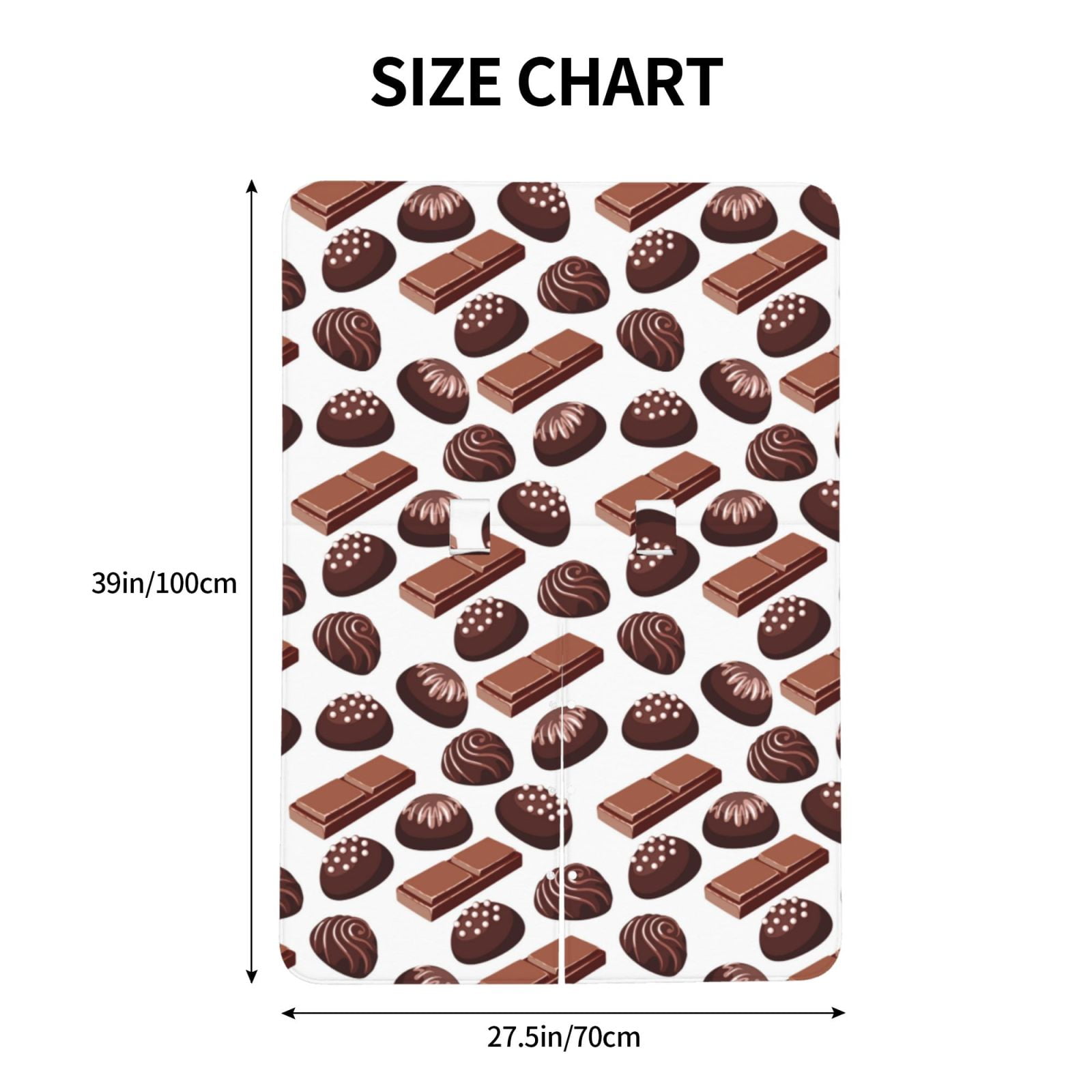 Car Seat Cover Baby - Chocolate Print Brown White Breathable Infant Car Seat Cover for Baby Carseat, Lightweight Comfort Baby Essentials Must Haves Newborn Stuff for Girl Boy
