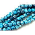 thumbnail image 3 of Natural Blue Rain Jasper Beads / Faceted Round Shape Beads / Healing Energy Stone Beads / 8mm 2 Strand Gemstone Beads For DIY Jewelry Making, 3 of 3