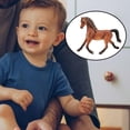 thumbnail image 6 of LeeQinersw , Solid ,Plastic Animal Figure ,Toy Horse Figurine ,Statue Farm Animal Model for 11x9.6cm, 6 of 9