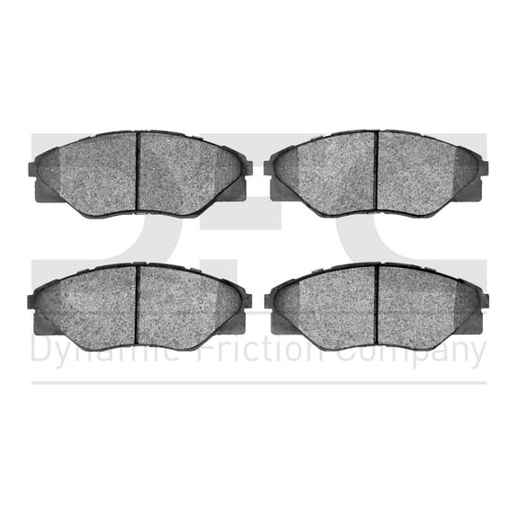 Dynamic Friction Company 3000 Semi-Metallic Brake Pads 1311-1523-00-Front Set Compatible For 2013-2015 TOYOTA HI-LUX For 2013-2015 Toyota Hilux