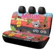 thumbnail image 1 of Mouk-theme Car Rear Seat Covers Back Elastic Flexible Car Seat Covers Decorative Fits Most Cars 120x59x76cm, 1 of 6