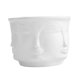 thumbnail image 1 of Florero de cerámica con diseño facial, macetas de estatua modernas plantas decorativas para interiores y exteriores florero de flores artificiales - Sunnimix Jarrón de ceramica, 1 of 8