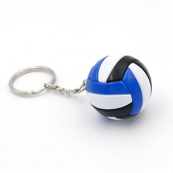 2pcs Volleyball Key Chain Volleyball Key Rings Volleyball Backpacks Bags Charms Party Supplies