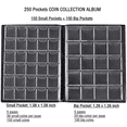 thumbnail image 2 of 2X 250 Pocket Coin Collection Album Coin Album Coin Book for Commemorative Coin, 2 of 6