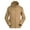 Khaki, variant on XWSHYW Mens Clothes Mens Warm Fleece Soft Outdoor Solid Color Jacket