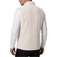 thumbnail image 6 of qafoshin Electric Heated Vest Tops for Men Outdoor Winter Warm Fleece-lined Heated Jacket with 10 Adjustable Heat Zones, 6 of 8