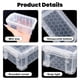 thumbnail image 3 of Caja de Almacenamiento testyu Pequeña Plástica Apilable Paquete de 6, 3 of 6