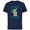 Navy, variant on Yoda Best Dog Mom Yoda Chibi Portrait Family- Short Sleeve Cotton T-Shirt for Adults - Customized-Black