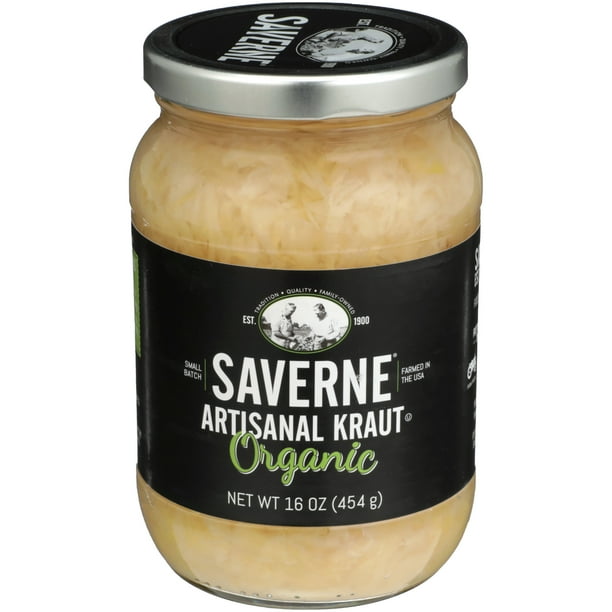 Saverne Artisanal Organic Sauerkraut, 16 oz, Jar